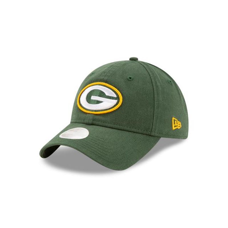 NFL Green Bay Packers Womens Core Classic 9Twenty Adjustable (QXZ6219) - Green New Era Caps